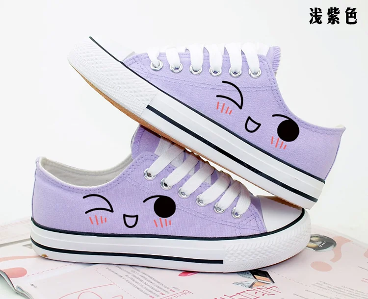 cute purple shoes