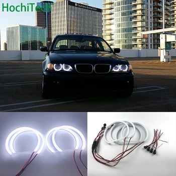 

HochiTech for BMW 98-05 E46 sedan touring with PROJECTORS car styling Milk White Halo light car SMD LED Angel Eyes Halo ring Kit