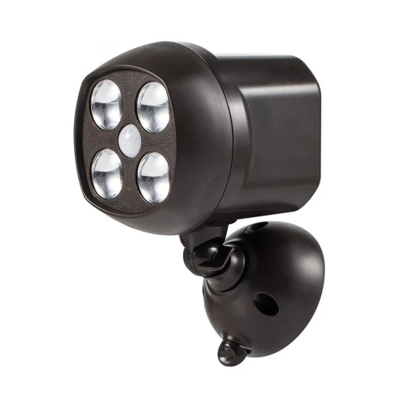 Super bright 4LED garage lamp human body induction lamp 6 w garden