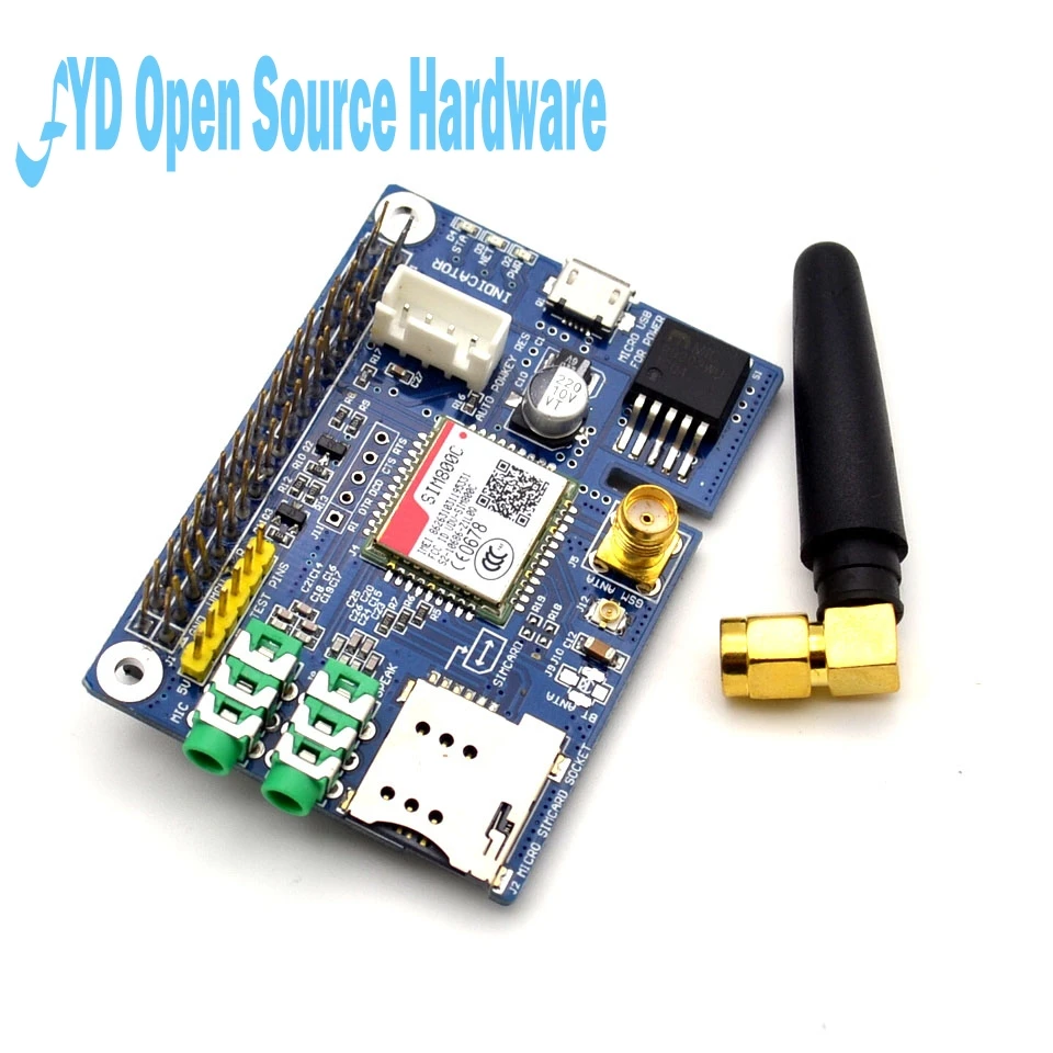 SIM800c Shield Development Board For  Instead Of SIM900 Module GPRS GSM 4 Frequency Available