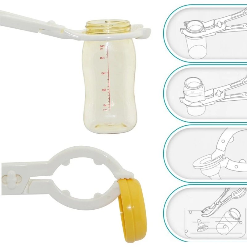 1 комплект детский зажим для Бутылок Зажим Нескользящие щипцы держатель стерилизатор Пинцет термостойкость дизайн