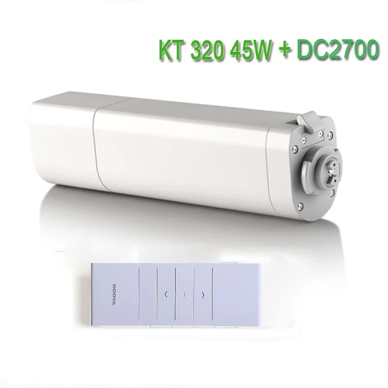 Original Ewelink Dooya Sunflower 220V 50mhz Electric Curtain Motors KT320E 45W with remote DC2700 Intelligent Mobile Control