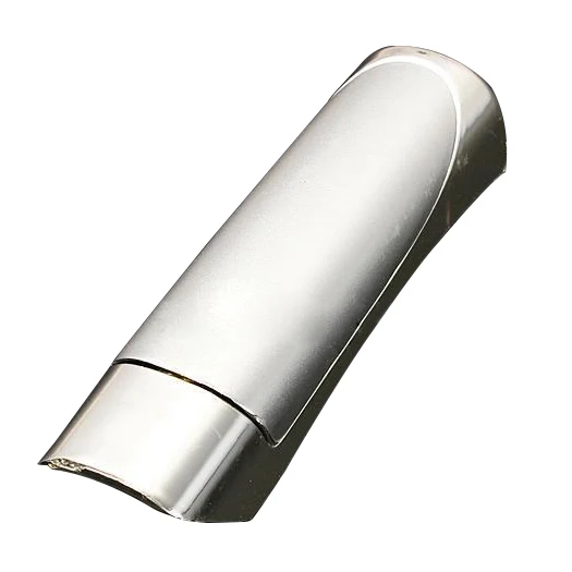 Хром Универсальный Автомобильный интерьер ручной тормоз самоклеющиеся рычаг тормоза крышка серебро