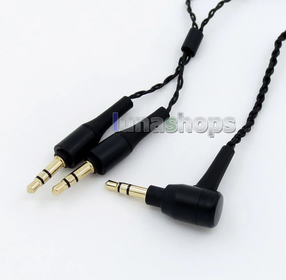 LN005711 Upgrade DIY Headphones Cable Cord for Sony MDR Z7 Denon D7100 D600 Headphones