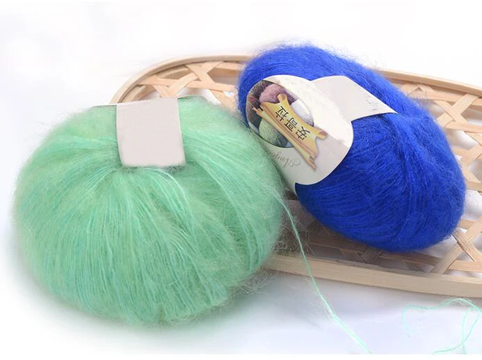 knitting wool crochet yarn to knit Angola mink wool yarns mohair wool ...