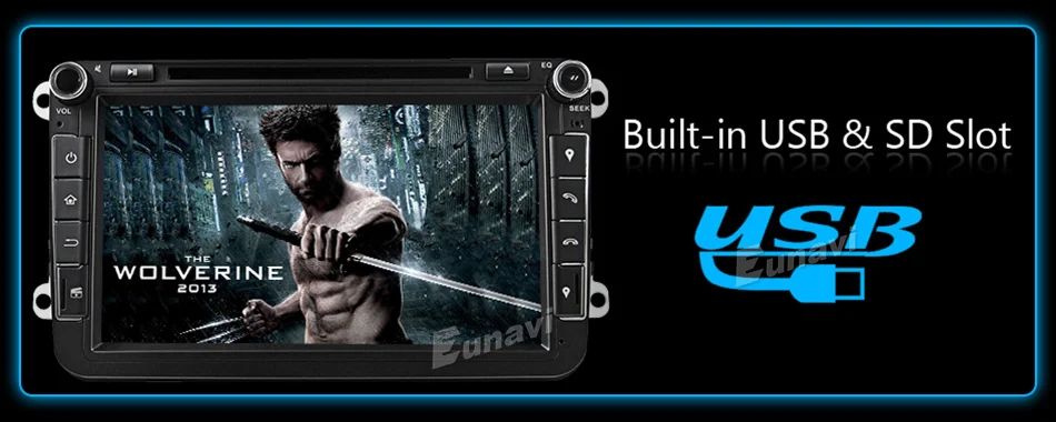 Perfect Eunavi Android 8.0 Octa Core 4GB RAM Car DVD for VW Passat CC Polo GOLF 5 6 Touran EOS T5 Sharan Jetta Tiguan GPS Radio Seat A 21
