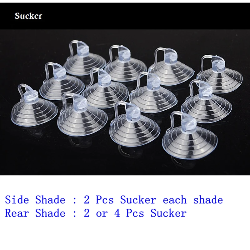 MoFlyeer Auto Car Windshield Block Sun Shade 6 Piece Set Folding Silvering Reflective Insulation Car Window Sun Shade Visor