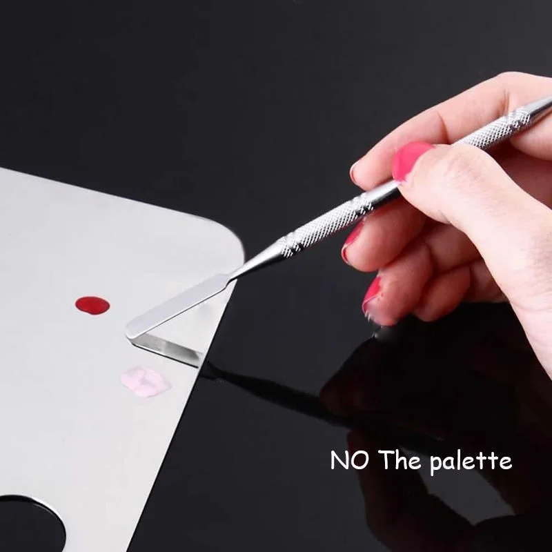 

1PC Pro Stainless Steel Cosmetic Women Makeup Palette Spatula Tool Nail Art Vogue