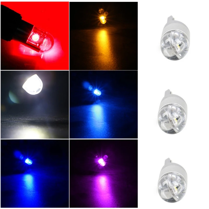 

T10 WY5W W5W Car Light Led SMD 3030 Bulb Indicator 192 501 Tail Side Bulb Wedge Parking Light Dome Auto Styling DC 12 V-M52