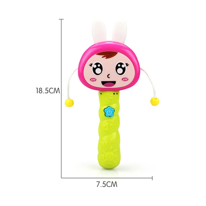 Children-cartoon-Flash-of-light-Musical-Instruments-Band-Roll-Drum-Music-Toy-Baby-Grasp-Hand-Bell
