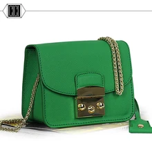 Hot sale 2016 new fashion small leather bag mini bag chain package women single shoulder bag