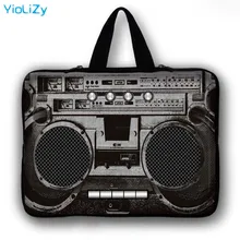 Радио с принтом Чехол-сумка для ноутбука, планшета чехол 7,9 9,7 12 13,3 14,1 15,6 17,3 дюймов неопрена Тетрадь рукавом крышку компьютера сумки из натуральной кожи LB-24458