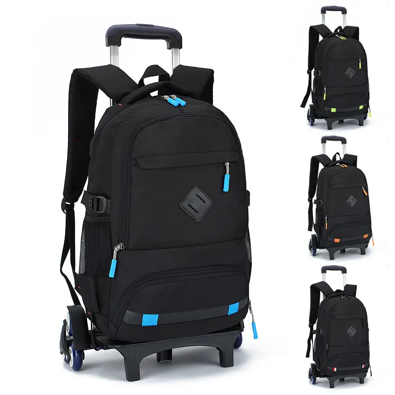 Buy Backpacks for Teenage 6 Wheels Kids Trolley Bag