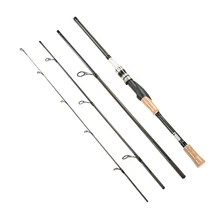2,1 м/2,4 м портативная удочка, 4 секции, спиннинговое литье, высокоуглеродные удочки 99%, удочка для рыбалки, Canaas De Pescar