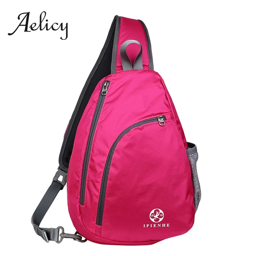 

Aelicy Crossbody Chest Pack Men Waterproof Large Capacity Casual Outdoor Sports Travel Chest Bag Women multi-functional Package