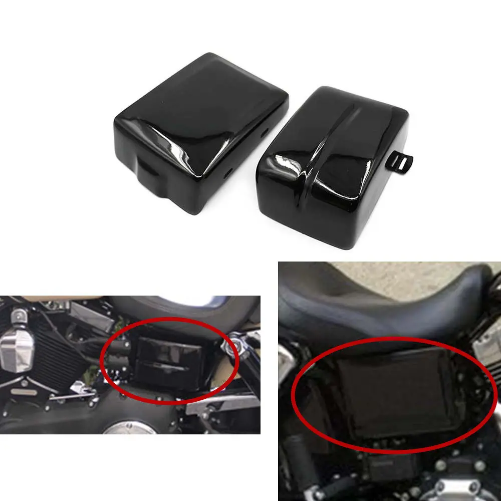 

For Harley Fat Bob Dyna Model FXD 06 - 17 Low Rider Fat Bob Street Bob UDW Oil Tank Left/Right Side Battery Cover Covers Guard