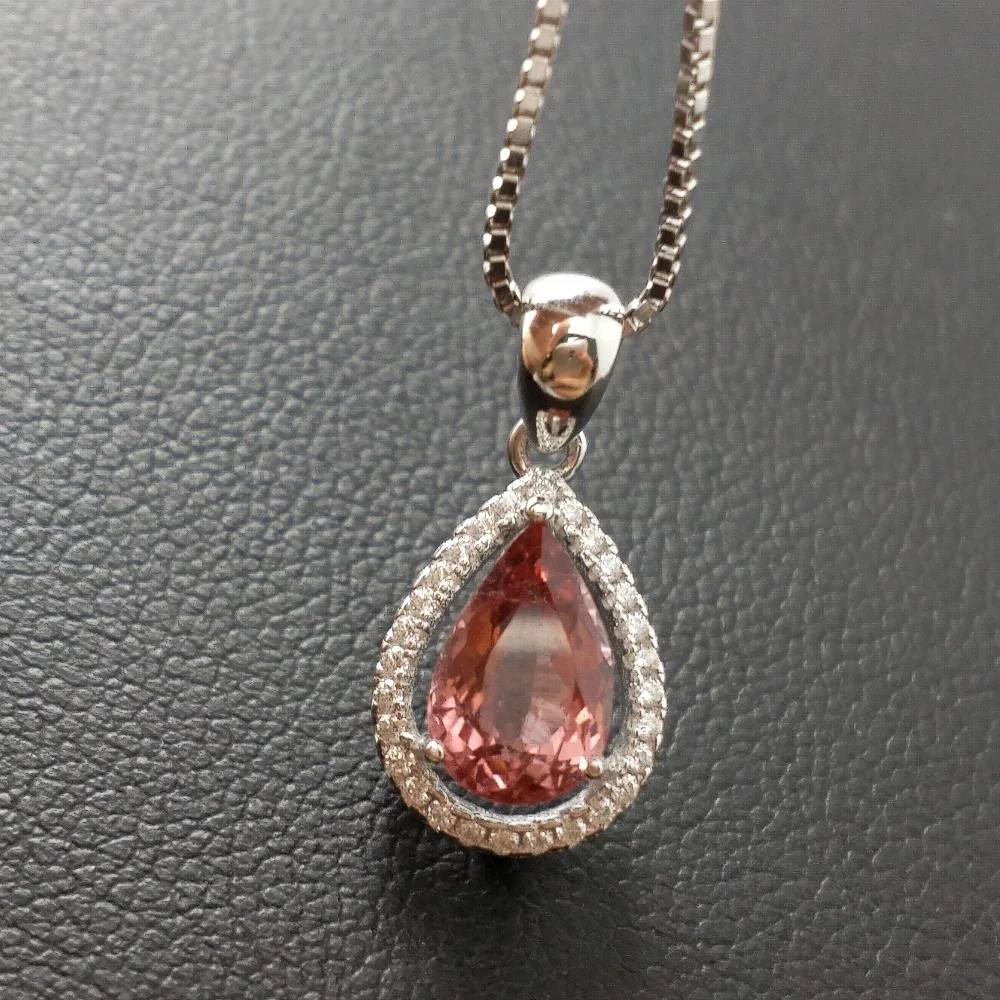 Flzb, леди кулон Цепочки и ожерелья элегантный Дизайн капли воды 6*9 мм ...