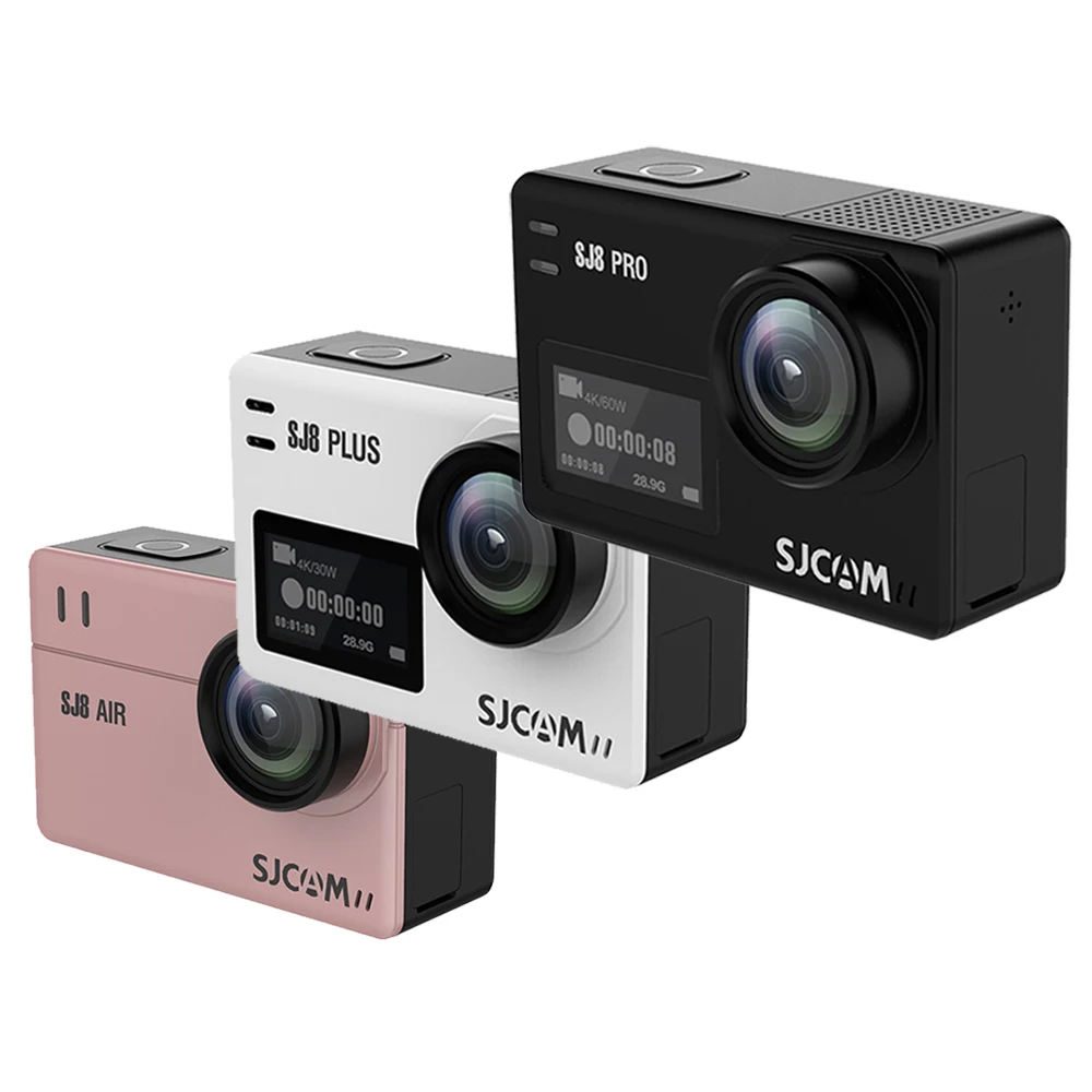 Оригинальная Экшн-камера SJCAM SJ8 серии SJ8 Air& SJ8 Plus и SJ8 Pro 1290P 4 K, wifi, пульт дистанционного управления, водонепроницаемая Спортивная DV