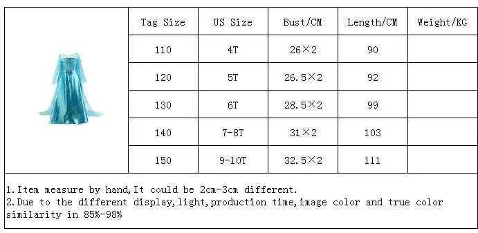 2019 Children Girl Snow White Dress for Girls Prom Princess Dress Kids Baby Gifts Intant Party Clothes Fancy Teenager Clothing