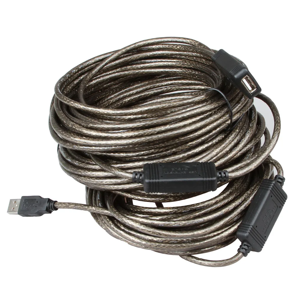 Удлинительный кабель USB премиум класса 30 м встроенный усилитель сигнала чипсет