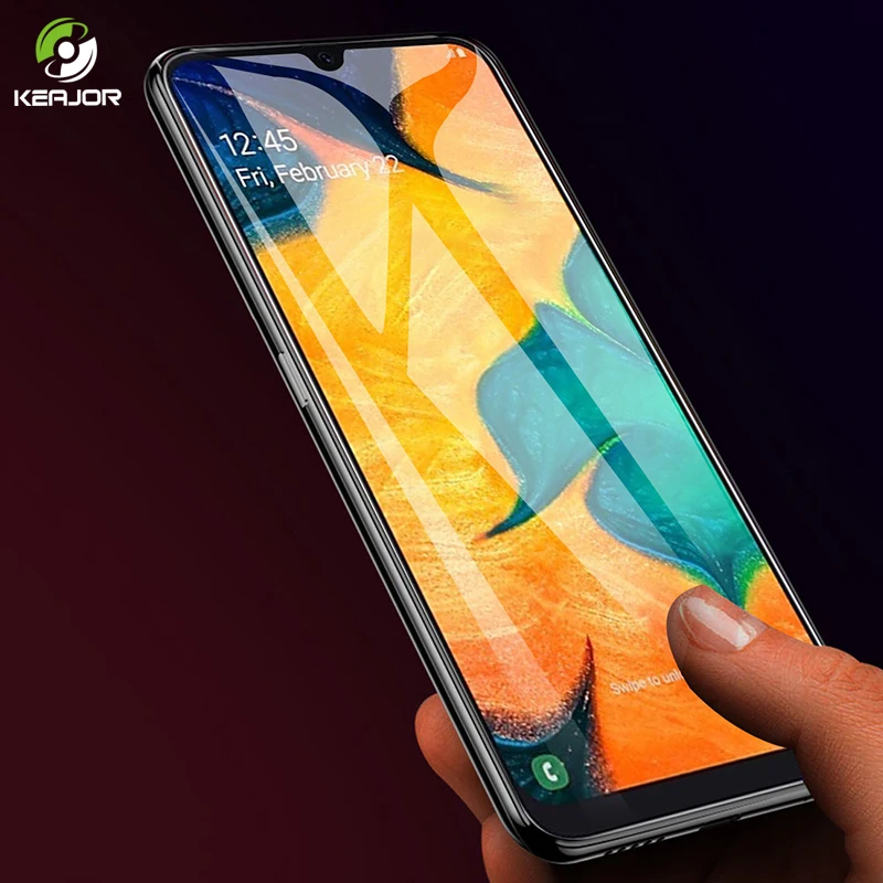 Keajor Glass For Samsung Galaxy A40 Tempered Scratch Proof Front Film Full Cover Screen Protector A70 | Мобильные телефоны и