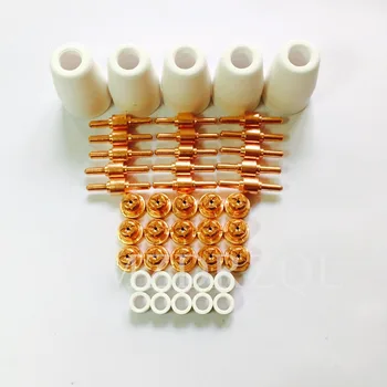 

FREE SHIPPING PT31 45PCS LG40 Knife Plasma Cutter Cutting Torch Consumables Standard Kit Accessories 45PK