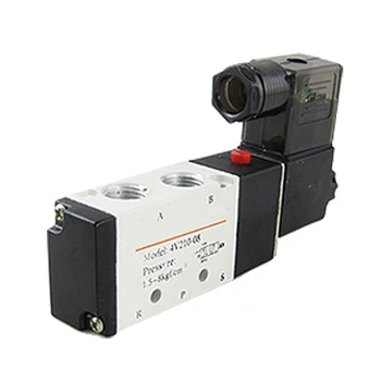 

DC 24V 3V210-08 2 Position 5 Way 1/4 PT Air Pneumatic Solenoid Valve