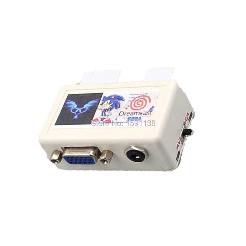 2 шт./лот адаптер для sd карты Sega Dreamcast DC с VGA AV аудио видео выходом 3 в 1 Конвертор 16G
