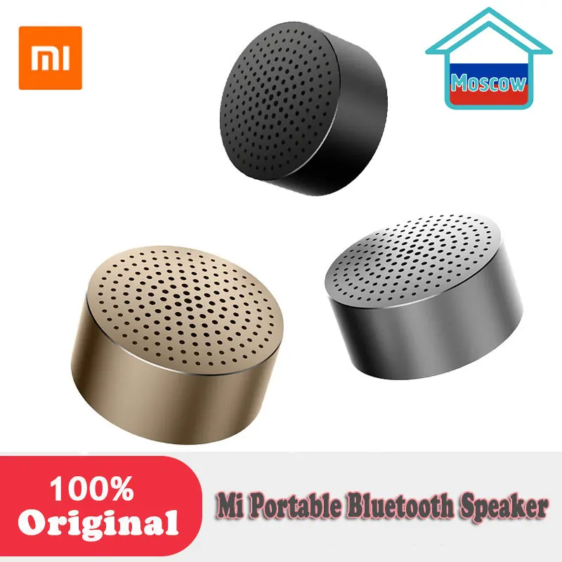 Оригинальный Bluetooth динамик Xiaomi Mi миниатюрный портативный стерео музыкальный