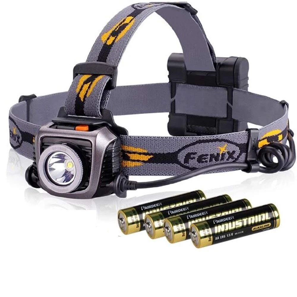 

Fenix HP15UE (HP15 UE) Ultimate Edition 900 Lumens Iron Gray Expedition Headlamp with 4x AA Batteries