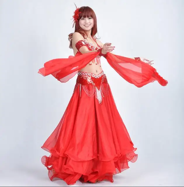 12 Colors 1 Piece Belly Dance Costume Accessories Arm Sleeves Wrist Adjustable Chiffon Sleeve Sequins Armbands 88 cm length 12 Colors 1 Piece Belly Dance Costume Accessories Arm Sleeves Wrist Adjustable Chiffon Sleeve Sequins Armbands 88 cm length