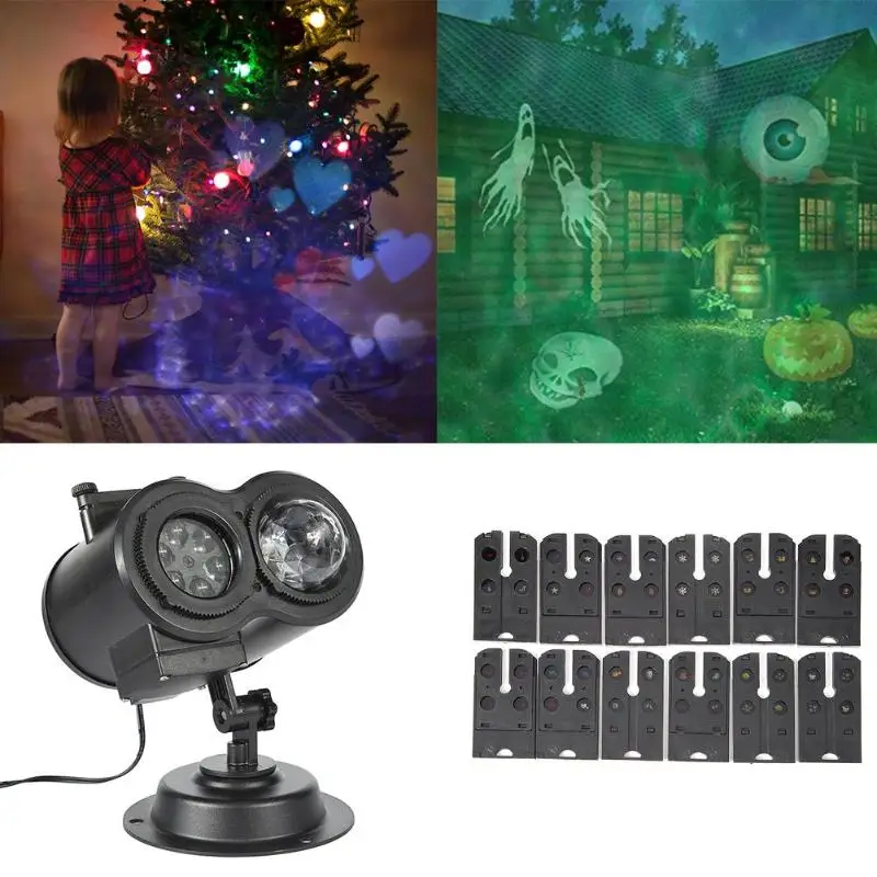 Kopen 2 in 1 Kerstverlichting Ster Projector Indoor Outdoor Tuin Decoratie Waterdichte IP65 Landschap Decor Lamp Voor Vakantie