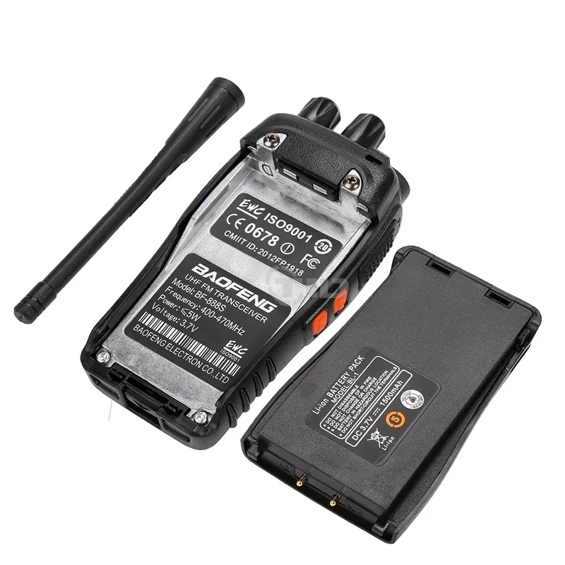 2pcs BaoFeng BF-888S Walkie Talkie UHF400-470MHZ Portable Ham baofeng 888s CB Radio comunicador BF-888S Transceiver