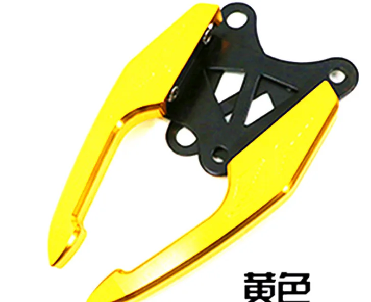 Pair CNC Aluminum Rear Grab Bars Rear Seat Pillion Passenger Grab Rear