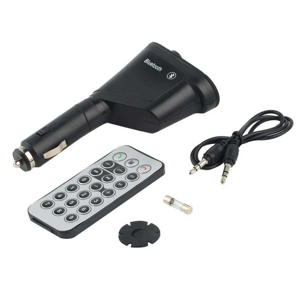 3 в 1 беспроводной Bluetooth fm-передатчик MP3/MP4 плеер Автомобильный комплект Автомобильное зарядное устройство для iphone+ пульт дистанционного управления автомобильный аудио плеер