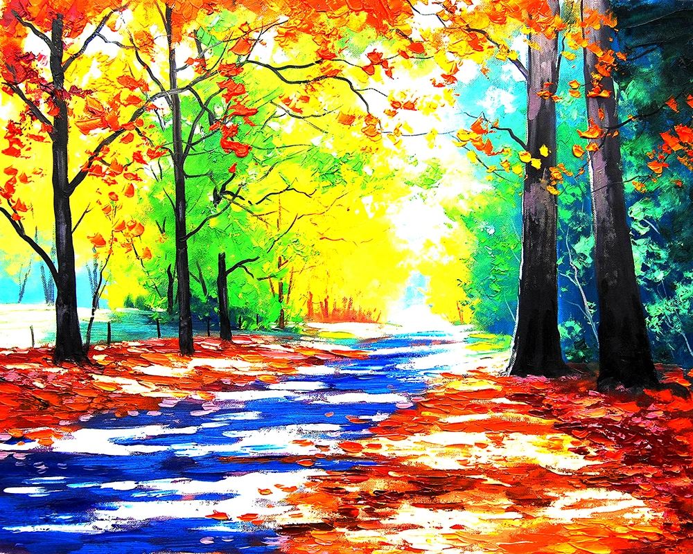 No Frame Modern wall Painting Landscape Picture Modular Picture Print