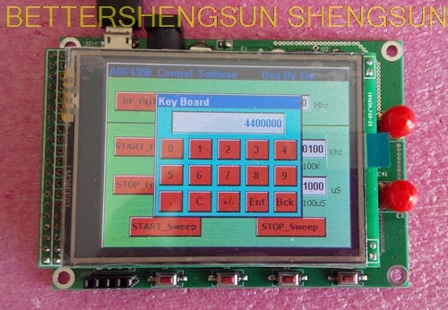 Модуль ADF4350 ADF4351 цветной сенсорный экран TFT STM32 Частотный источник сигнала|Датчик