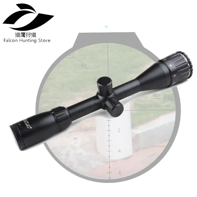 

Shooting Riflescope AR 3-9x40 AO Air Gun Mildot Optical Sight Hunting Rifle Scopes