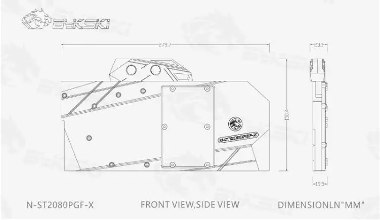 Bykski воды блок использовать для Zotac GeForce RTX 2080 AMP Extreme/PGF OC/полное покрытие медь радиаторный блок/RGB поддержка AURA синхронизации