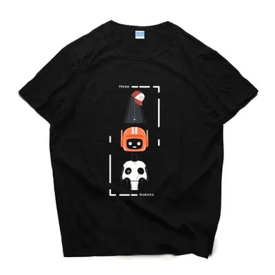 Новинка, футболка, фильм «Любовь смерти роботов», футболка для косплея, летние футболки с короткими рукавами, топы