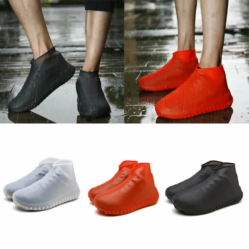 

Silicone Overshoes Rain Waterproof Shoe Covers Boot Cover Protector Recyclable