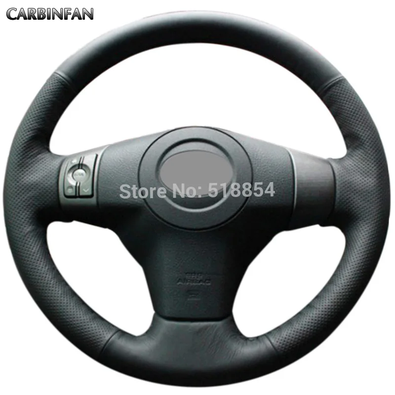 

for Toyota Yaris Vios RAV4 2006-2009 Scion XB 2008 Black Artificial Leather Car Steering Wheel Cover