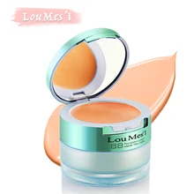Loumesi concealer cream and pig cream two in 1 nude makeup faoundation cream base makeup face primer high coverage foundation