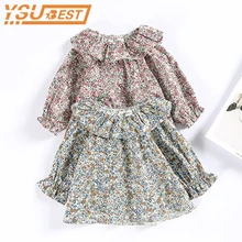 2019 printemps été enfants Blouse pour filles vêtements 1-2Y enfant en bas âge bébé filles hauts enfants t-shirt fleur imprimer bébé vêtements Outwear trucs