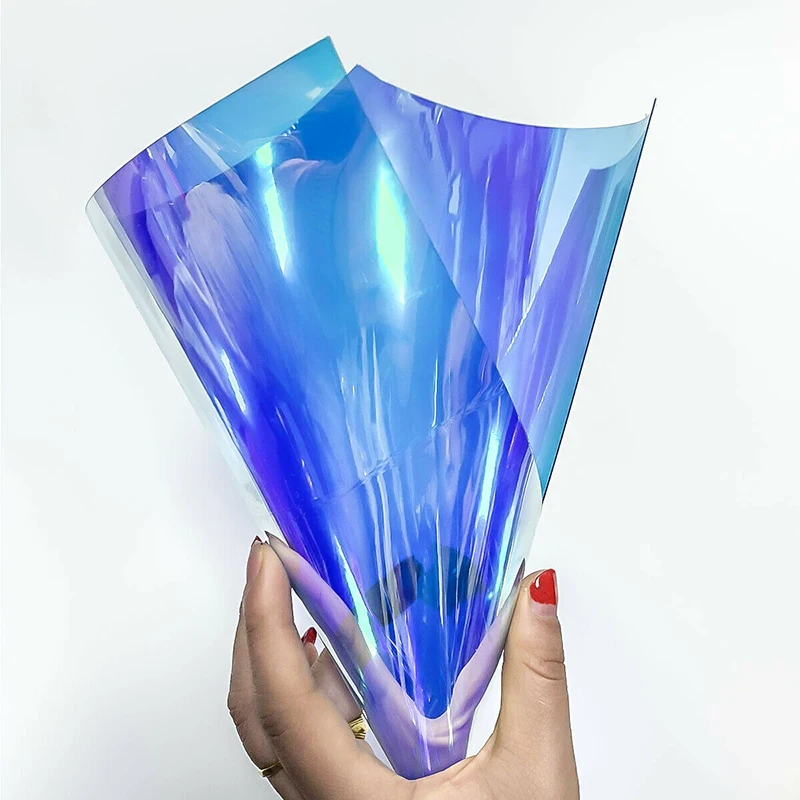 

Iridescent Fabric Magic Mirror Multicolor Vinyl Holographic Handbags Crafts Jewelry Clothing Shoes Pencil cases