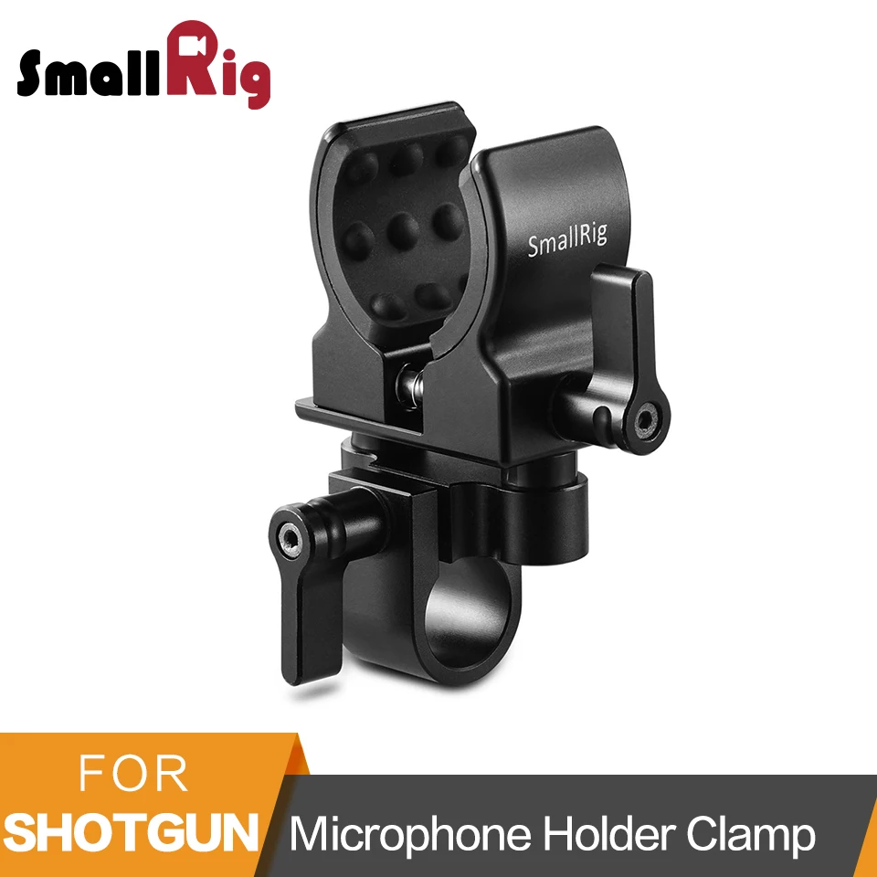  SmallRig Universal Microphone Holder Clamp DSLR Camera For Shot gun Microphone Mount Clamp- 1993