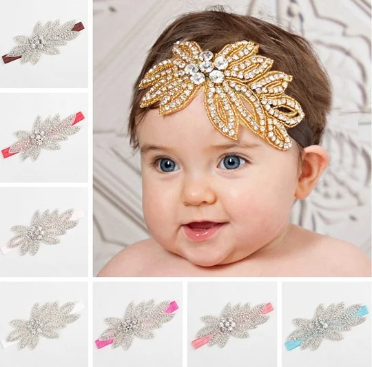 Free shipping Rhinestone Baby girls wedding headbands Princess dancing hairbands Children's hair