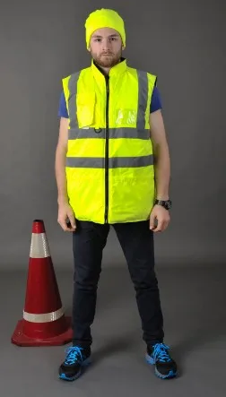 

2016 Safety Vest Chaleco Tactico Both Sides To Wear Reflective Cotton-padded Clothes Coat Breathable Winter Outdoor Necessary