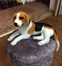 about 40cm prone beagle dog plush toy Christmas gift birthday gift h567