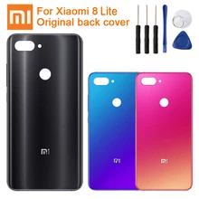 XIAO mi чехол на заднюю панель s задняя крышка батареи для Xiaomi mi 8 Lite mi 8 Lite стеклянный задний Чехол